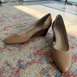 Cole Haan Tan Wedge Heels - 7.5 New